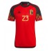 Herren Fußballbekleidung Belgien Michy Batshuayi #23 Heimtrikot WM 2022 Kurzarm